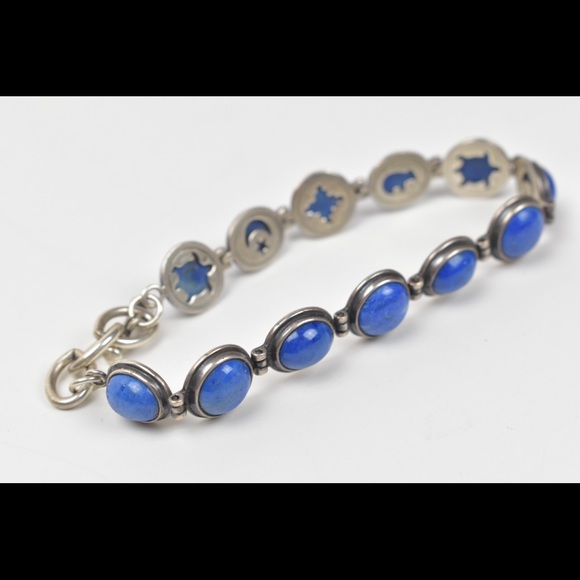 COPY - Silver W / Lapis - Picture 2 of 5